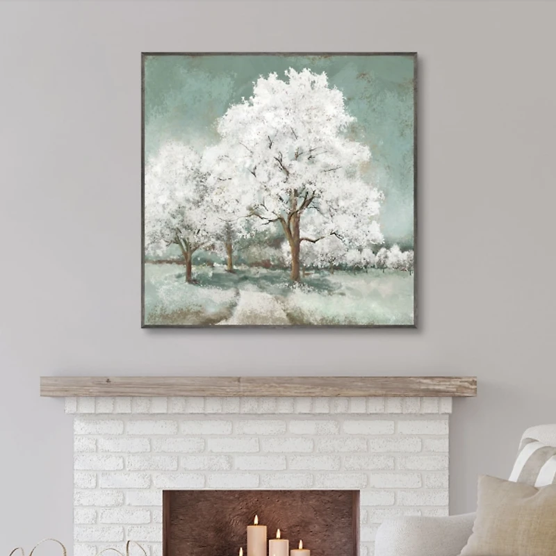 Summer Eve Framed Canvas Art Print