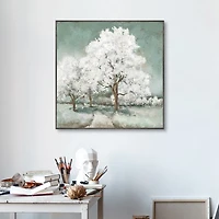 Summer Eve Framed Canvas Art Print