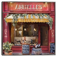 Vins De Paris Framed Canvas Art Print