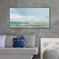 Sky From The Bay Framed Canvas Art Print