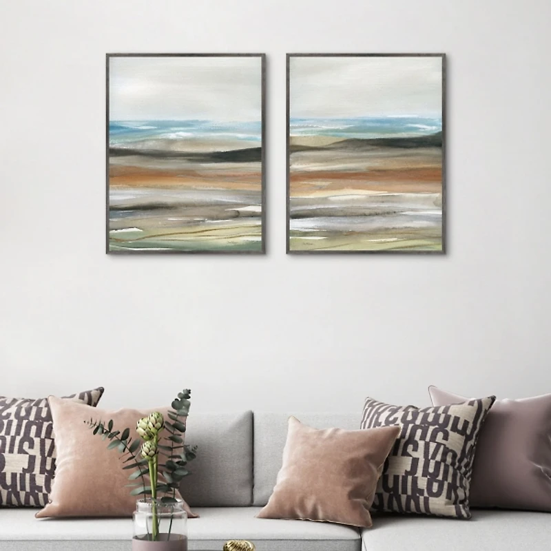 Layers of Nature Framed Canvas Art Prints