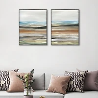 Layers of Nature Framed Canvas Art Prints