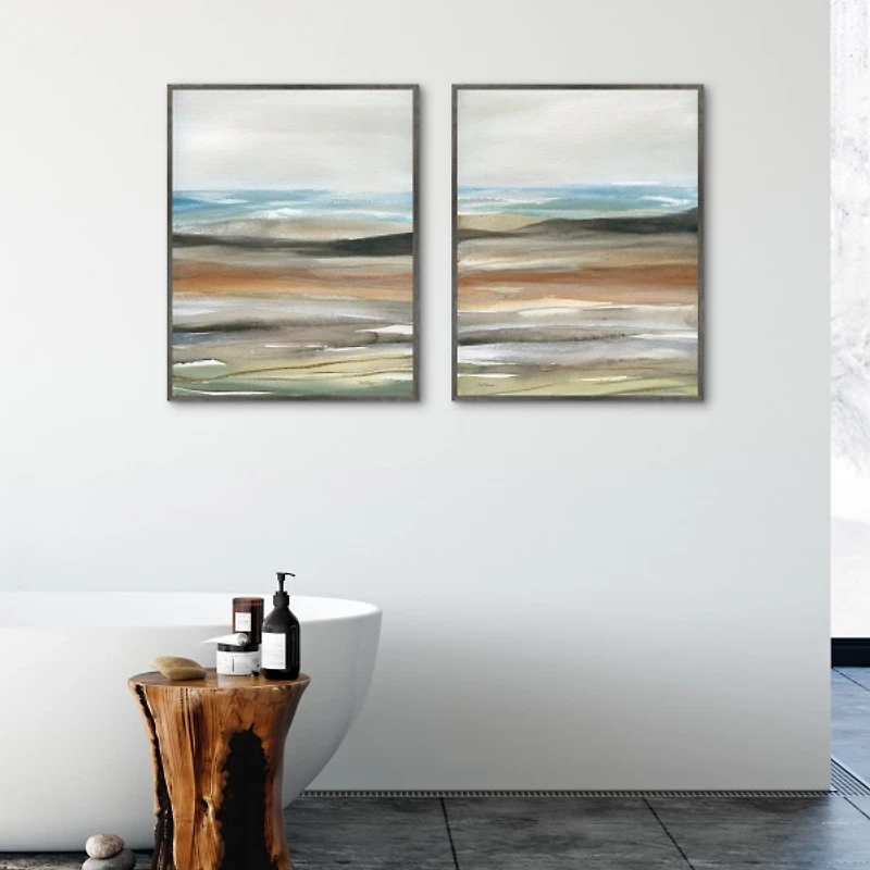 Layers of Nature Framed Canvas Art Prints