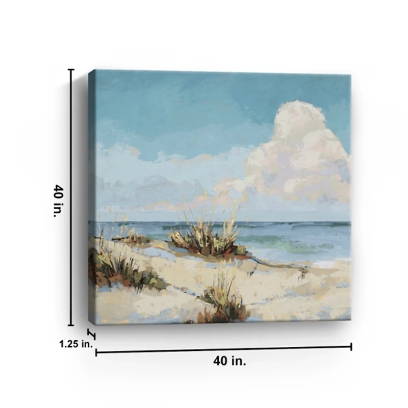 Secret Sands Shoreline Canvas Art Print