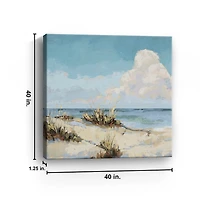 Secret Sands Shoreline Canvas Art Print