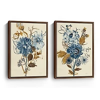 Down to Earth Framed Canvas Art Prints, Set of 2