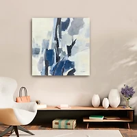 Indigo Mosaic Canvas Art Print