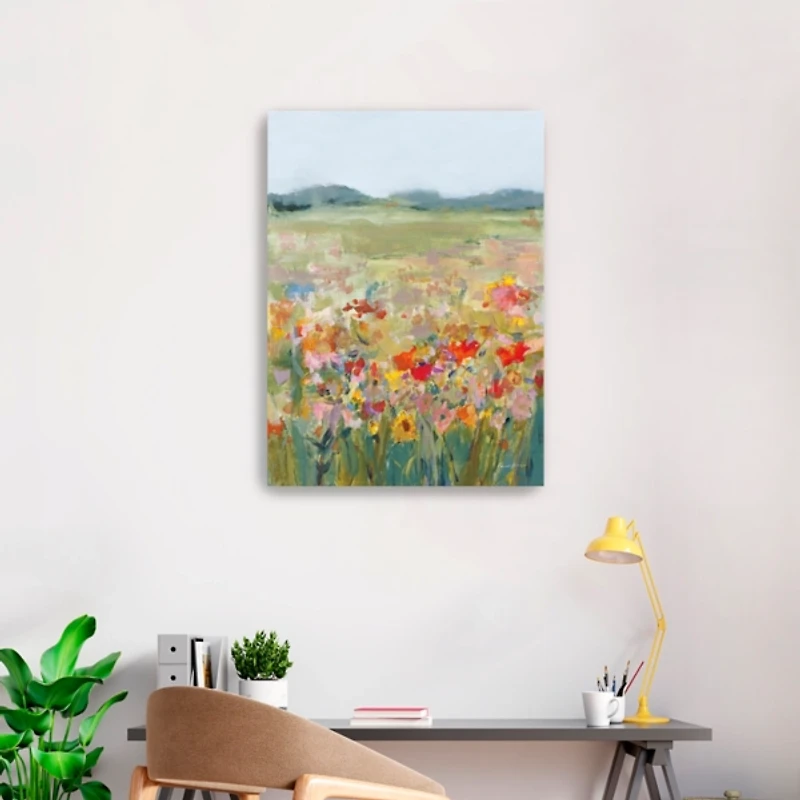 Wildflower Meadow Canvas Art Print