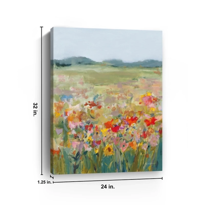 Wildflower Meadow Canvas Art Print