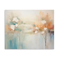 Fall Trees Abstract Canvas Art Print