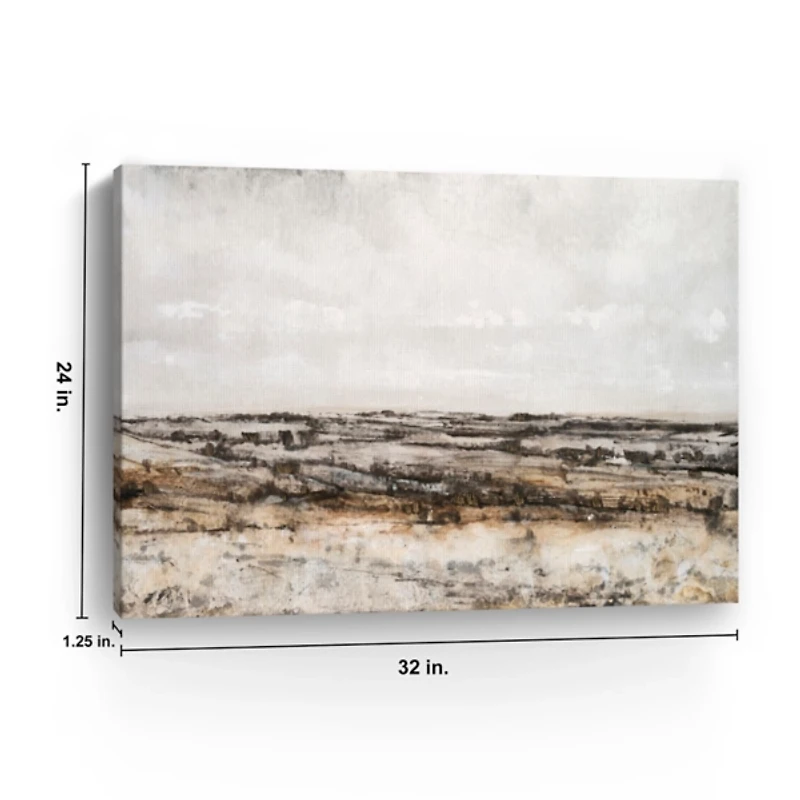 Distant Valley Canvas Art Print
