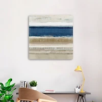 Sandy Blues Canvas Art Print