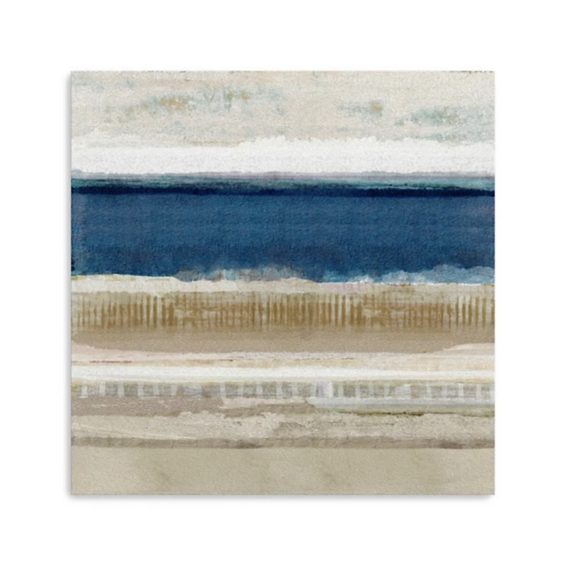Sandy Blues Canvas Art Print