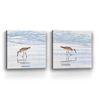 Sandpiper Dreams Canvas Art Prints, Set of 2