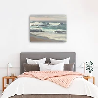 Waves Crashing Canvas Art Print
