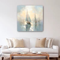 Silent Sailing Canvas Art Print