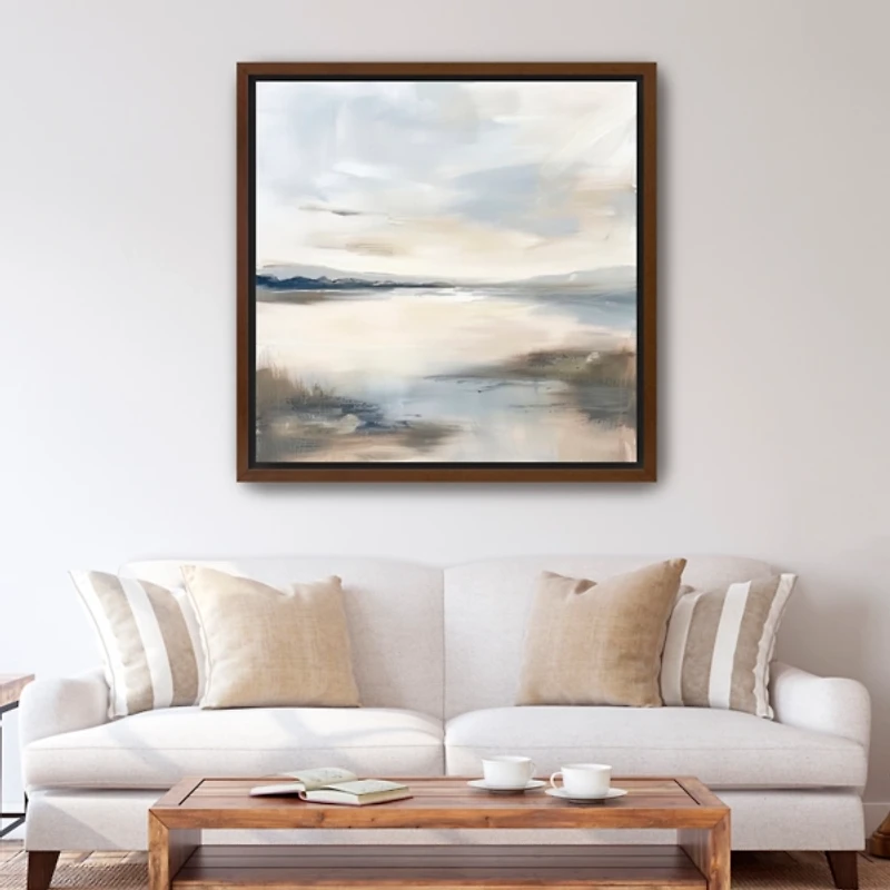 Tranquil Reflections Framed Canvas Art Print
