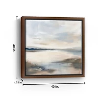 Tranquil Reflections Framed Canvas Art Print