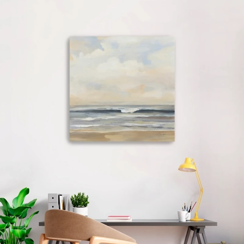 Hazy Shores Canvas Art Print