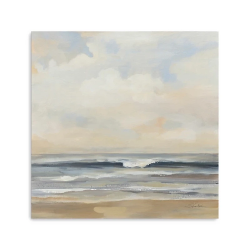 Hazy Shores Canvas Art Print