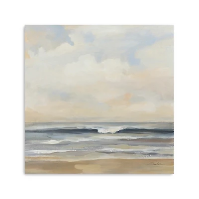 Hazy Shores Canvas Art Print