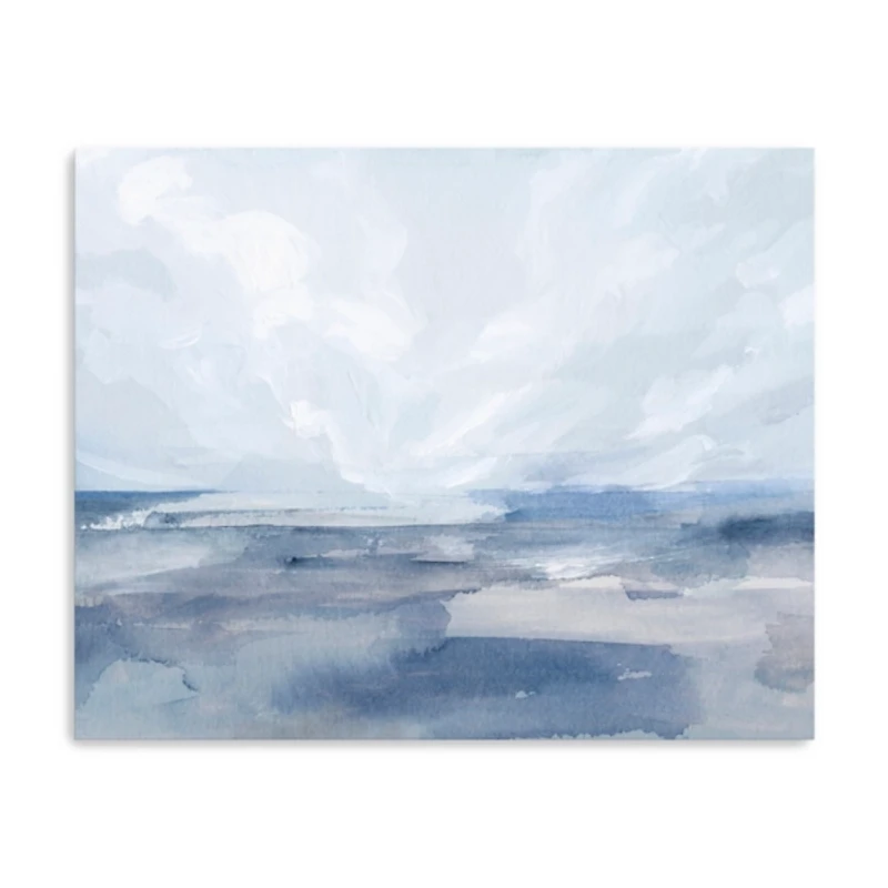 Periwinkle Sea Canvas Art Print