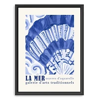 La Mer Poster II Framed Canvas Art Print