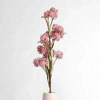 Pink Mini Pom Pom Sprays, Set of 2