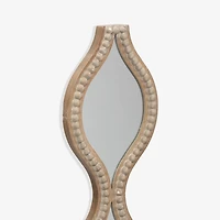 Raindrop Beaded Panel Wall Mirror