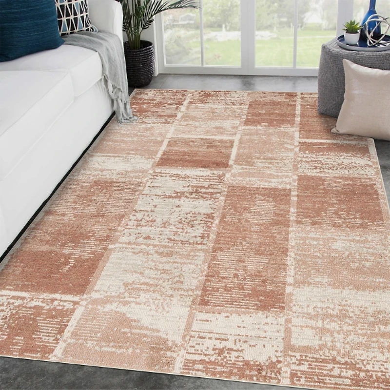 Jordan Aly Sand Modern Area Rug
