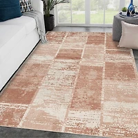Jordan Aly Sand Modern Area Rug, 7x10