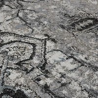 Alexandria Chaves Gray Medallion Area Rug