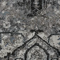Alexandria Chaves Gray Medallion Area Rug