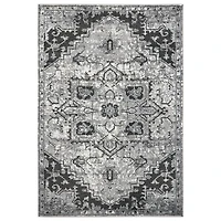 Alexandria Chaves Gray Medallion Area Rug