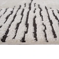White Moroccan Accent Rug, 2x3