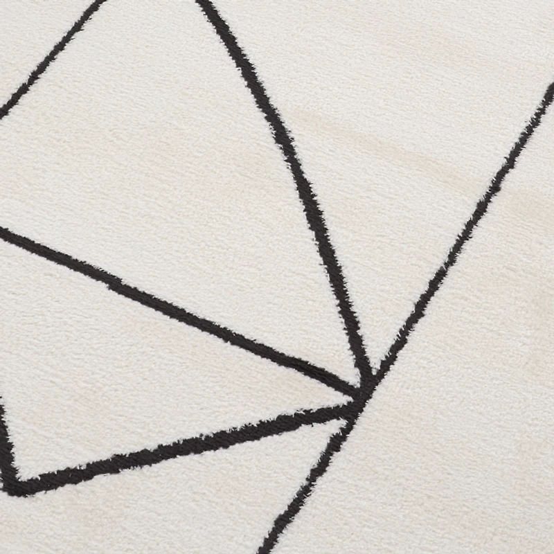 Ivory Moroccan Accent Rug, 2x3