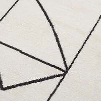 Ivory Moroccan Accent Rug, 2x3