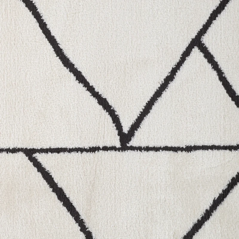 Ivory Moroccan Accent Rug, 2x3