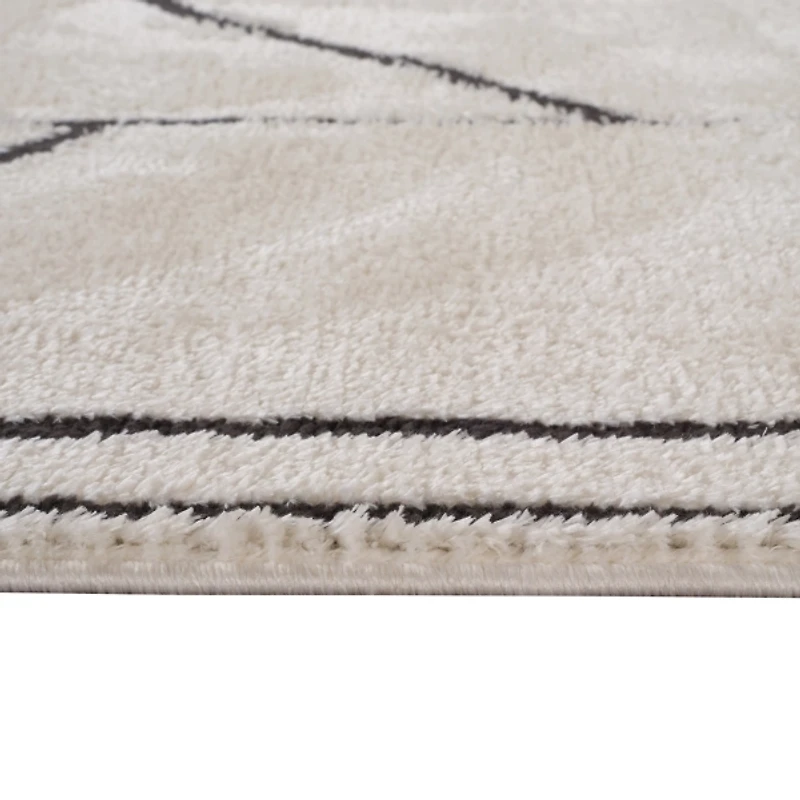 Ivory Moroccan Area Rug, 7x9