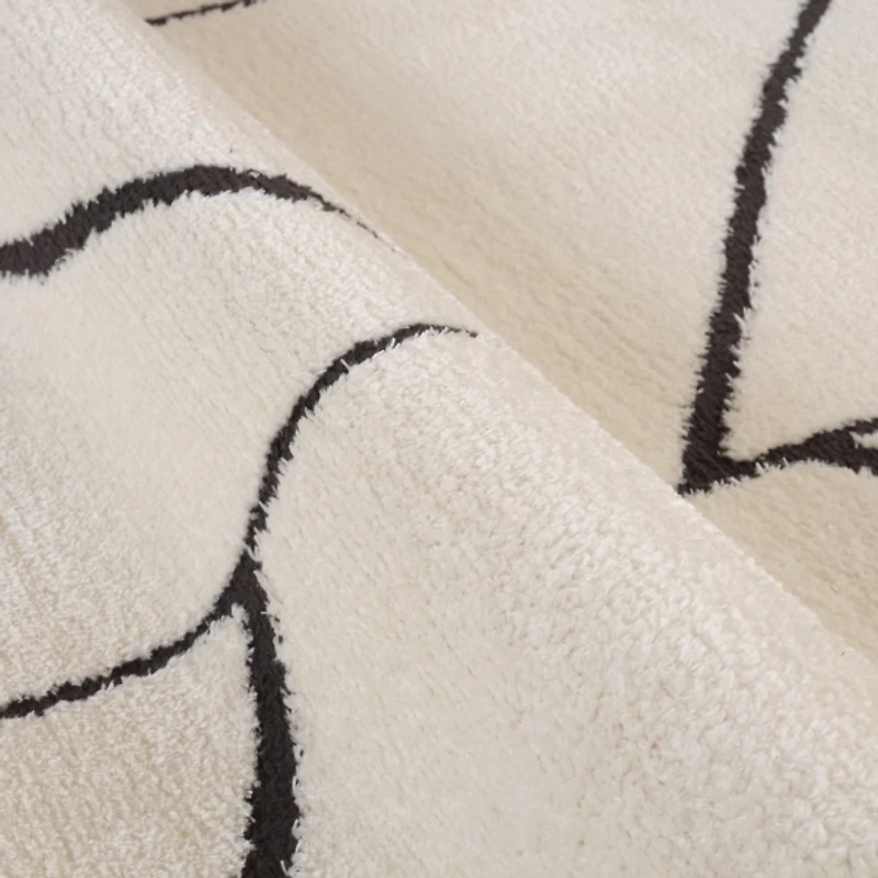 Ivory Moroccan Area Rug, 7x9