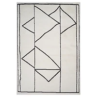 Ivory Moroccan Area Rug, 7x9