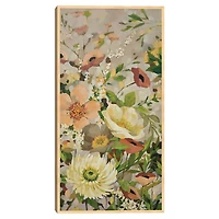 Yellow Flowers Framed Canvas Art Print