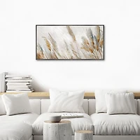Autumn Reeds Framed Canvas Art Print