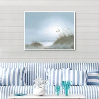Morning Dunes Framed Canvas Art Print