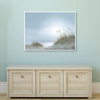 Morning Dunes Framed Canvas Art Print