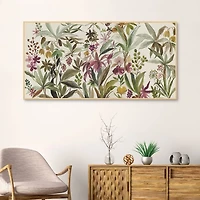 Garden Delight Framed Canvas Art Print