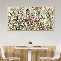 Garden Delight Framed Canvas Art Print