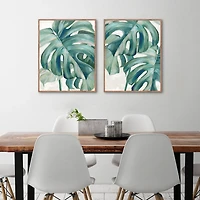 Jungle Symphony Framed Canvas Art Prints, Set of 2