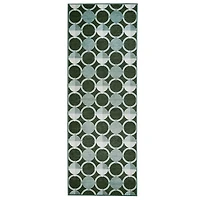 Dula Sage Green Washable Runner, 2x7