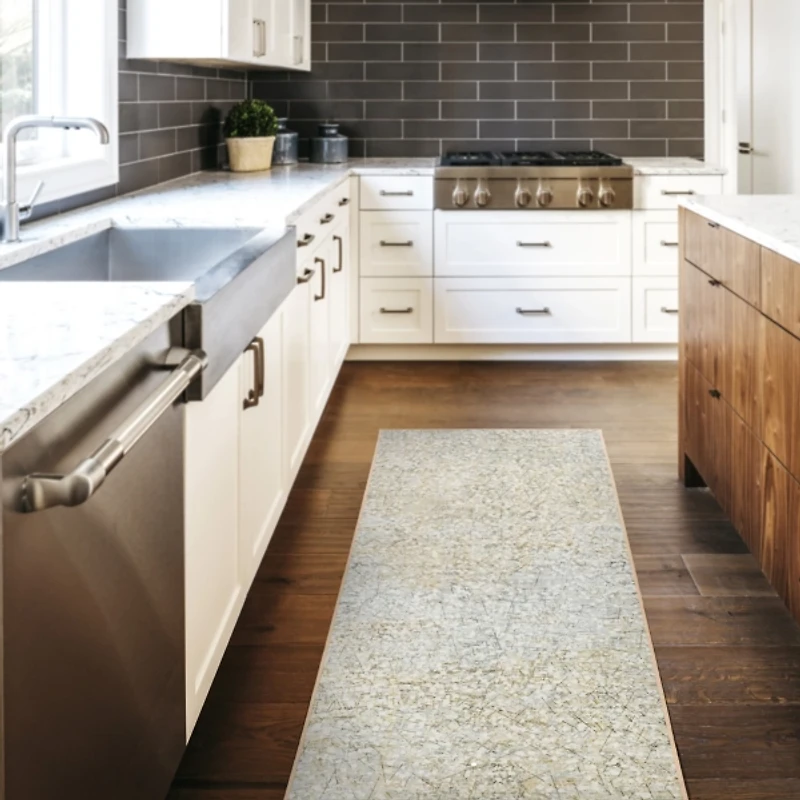 Beige Sotho Washable Runner, 2x7